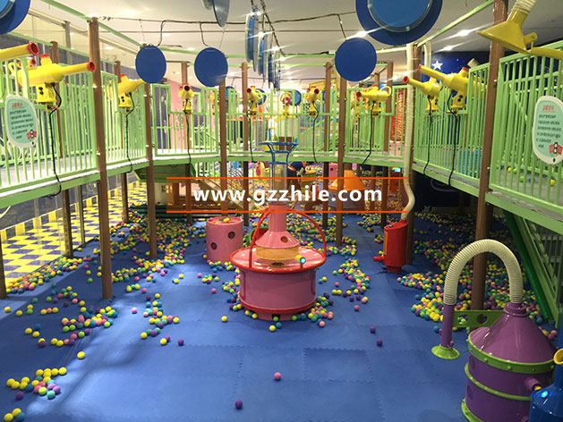 廣州緻樂-淘氣堡室内兒童樂園槍炮城個性化定制項目