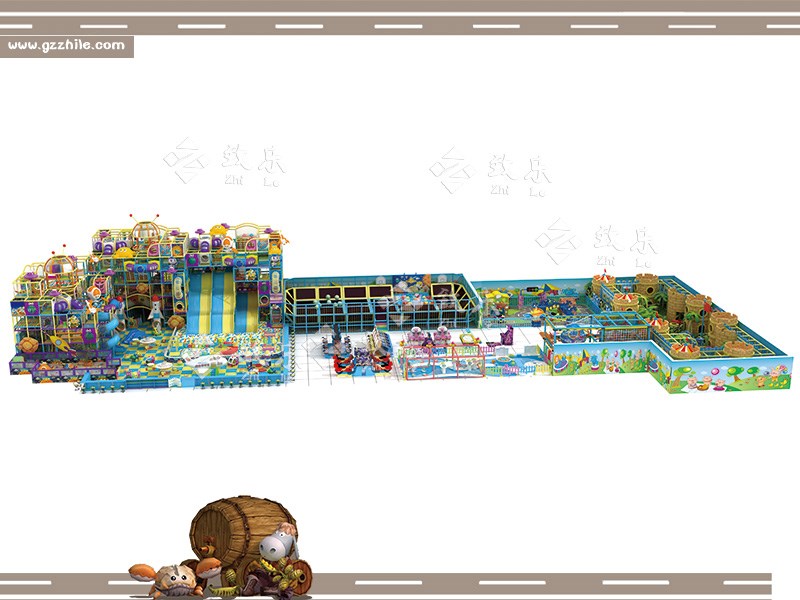 室内兒童樂園設淘氣堡設施有哪些，海洋球池：可以學習顔色、點數、分組、計算、投擲、拍打運動、收拾、紀律、習慣等。 蹦床：鍛煉他的腿部肌肉,提高身體諧調性.。 平衡台：建立身體平衡能力.。 滑梯：兒童的四肢及全身協調性在滑梯上得到連續地完全地鍛煉。 獨木橋：建立身體平衡能力, 提高身體諧調性, 鍛煉兒童膽量.。 蕩橋：建立身體平衡能力, 提高身體諧調性. 鍛煉兒童膽量。 空中滑翔：鍛煉體能，激發兒童戰勝困難的勇氣。 羊角球：姿勢和雙側的統合,促進高程度的動作企劃。 按摩球：測試兒童的前庭平衡能力和重力感。 搖搖樂：對固有感覺和視覺統合調整. 各種遊樂項目都對幼兒成長有積極意義。 室内兒童樂園設備設計圖 ,室内兒童樂園設備和親子樂園一般爲室内遊樂樂園，而每個客戶的場地都是不一樣的，所以我公司是根據客戶場地的詳細尺寸及現在形狀，結合客戶的自身要求，再由專業設計師運用的視覺進行設計，力求達到整個設計的完美，能更好運用到實際場地。因此，我們的設計圖都形式各異，新穎百出，每款都是爲每個客戶量身定做的。
