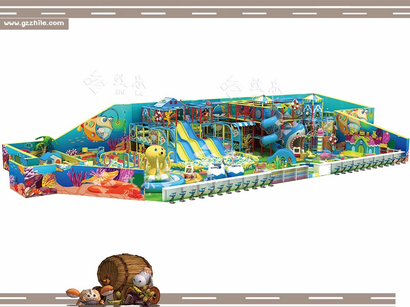 海洋淘氣堡是以海洋爲主題