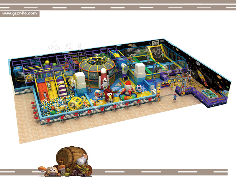 中型太空淘氣堡綜合樂園