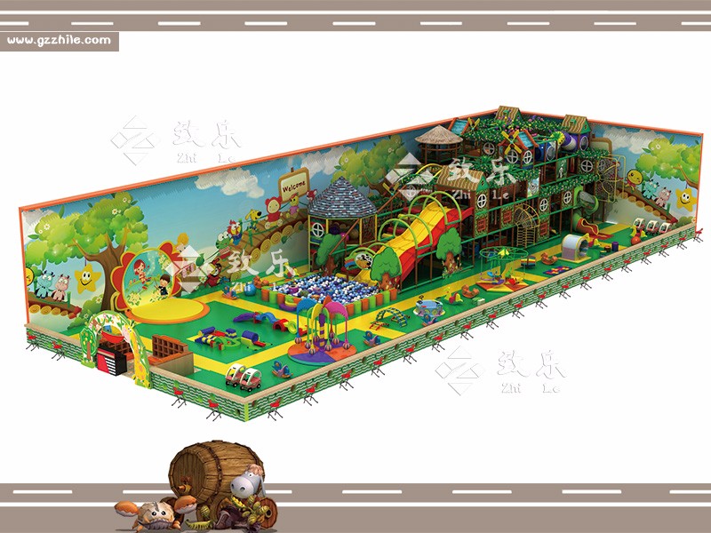 森林主題淘氣堡