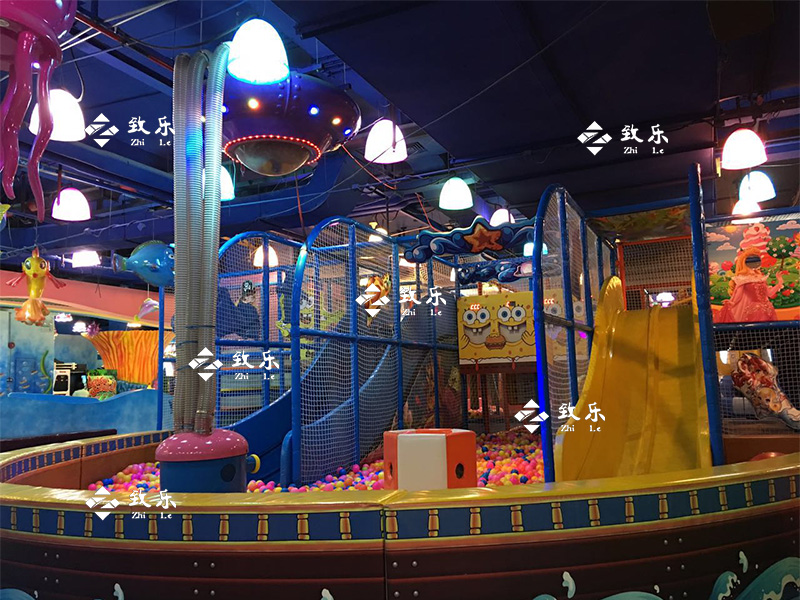 黑龍江案例-兒童淘氣堡室内遊樂設備廠家