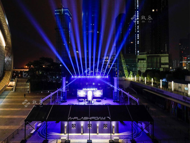 深圳安踏新品發布會圓形蹦床項目