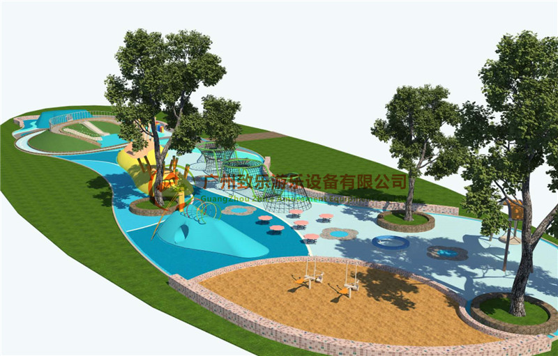 戶外兒童樂園案例介紹-江門市濱江新區市政兒童森林遊樂園、無動力兒童樂園